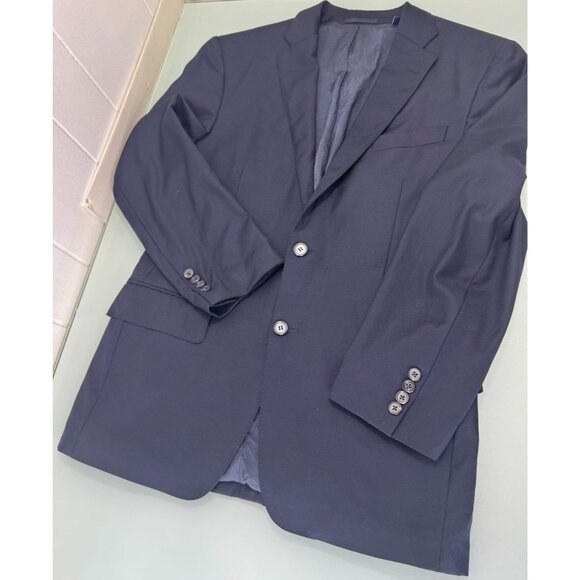 Faconnable Other - Loro Piana Faconnable Blazer Sport Coat 50R Navy Blue 2 Button Double Vent